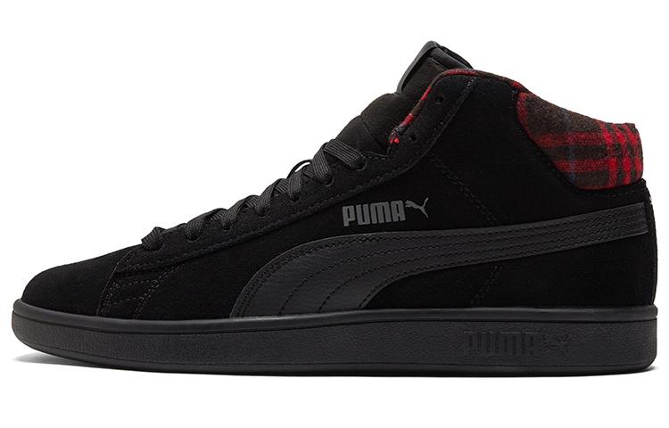 Puma Smash v2 Mid WTR  Plaid - Black  36