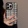 Woven Pattern Cloth Phone Case For For Iphone16 1 14 13 12 11 Pro Max Plus Soft Shockproof Bumper Cases Cover