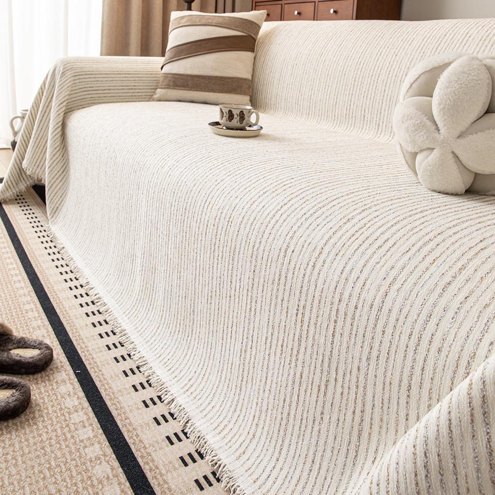 1pcs Minimalist Chenille Sofa Cover Four Seasons Living Room Furniture Protector L Shape Wear-resistant Anti-Slip Couch Cushion