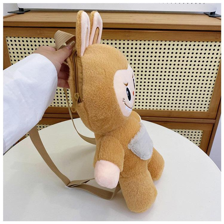 Labu Backpack Plush Toy Bag Cute and Super Cute Claw Machine Doll Exchange Gift
