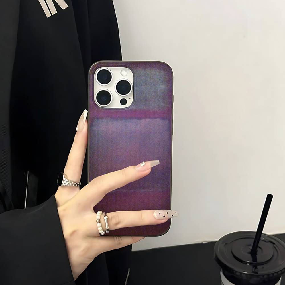 Abstract Art M-Mark R-Rothko Phone Case For IPhone 17 16 15 14 13 12 11 Pro Max Plus Corrugated Bumper Back Cover Shell