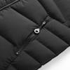 Light Models of Ribs Clothing Cotton Jacket Men's Models Winter Solid Color Removable Cap Slim Padded Thickened Top Coat  Fashion Casual Jacket