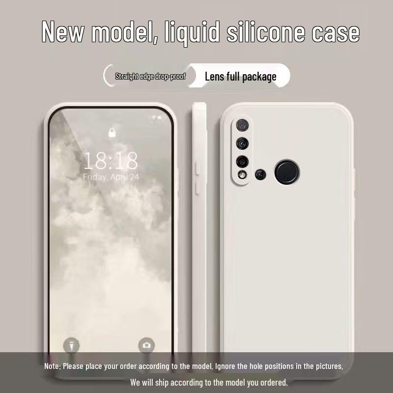 

Huawei P20 Lite 2019 Liquid Silicone Case - Full Coverage, Drop Protection, Solid Color, Skin-Friendly Feel. Huawei P20 Lite-2019