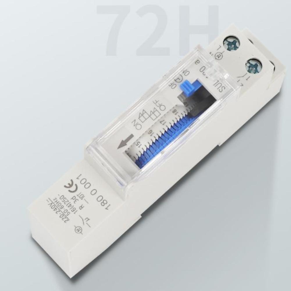 White Analog Timer Mechanical Timer For Home Cyclic Timer Maximum Switching Voltage 230VAC Normally Open Contact