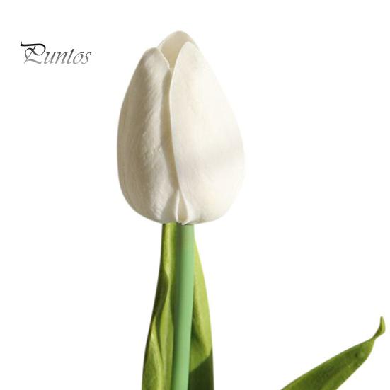 Tulipán artificial realista, reutilizable, colorido, flor falsa, para bodas, fiestas, interiores, hogar, oficina, mesa, centro de mesa, decoración con flores artificiales