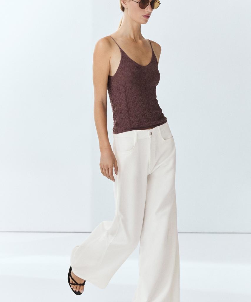 Masimodutti Fluid Wide Leg Jeans