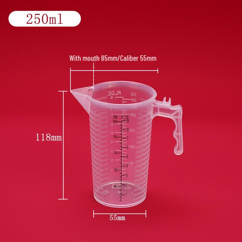 Large Capacity Plastic Measuring Cup with Scale - 1000ml & 5000ml, Ideal for Milk Tea Shops