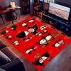 1pc Pucca3 Print Area Rug - Soft, Washable Non-Slip Indoor Mat for Office Chairs, Living Room, Home Office Decorative Rug