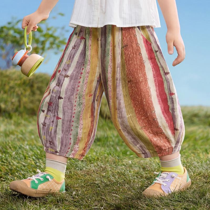 ASK JUNIOR Girls' Lightweight Summer Balloon Capris