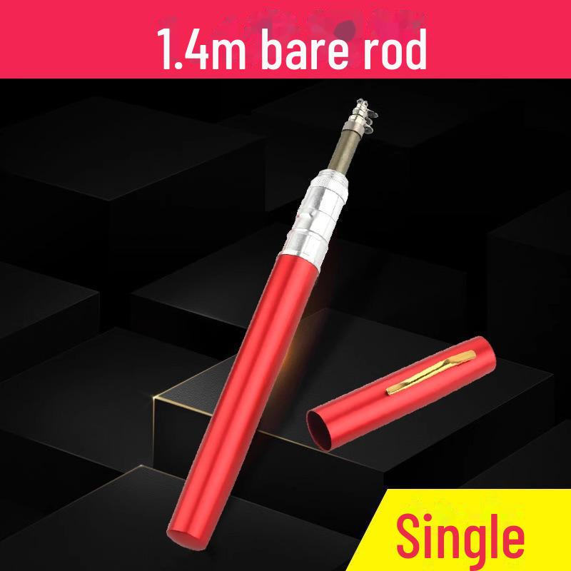 Ultra-Compact Mini Pocket Pen Fishing Rod - Retractable Casting Lure Rod Set