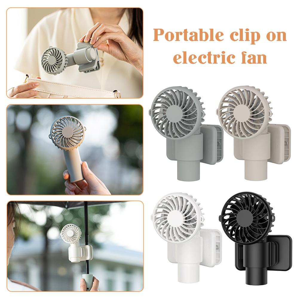 Mini Clip Fan,Portable Fan Hanging Neck USB Rechargeable Fan 3-Speed Small Outdoor Work Camping Waist Fan for Sports Hiking
