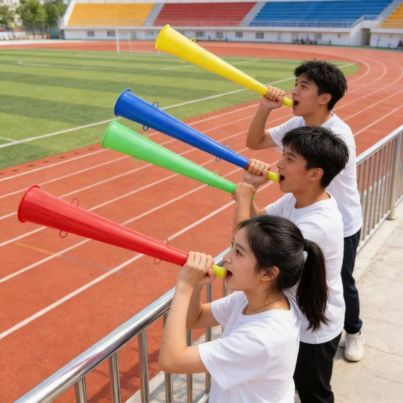 12Pcs Plastic Party Horns Random Color High Pitch Trumpets For Birthday Celebration Game Festival Gatherings