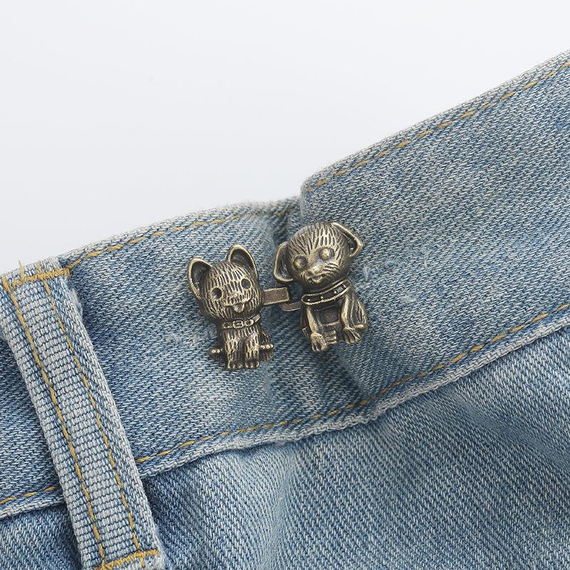 Pet Waist Buckle: Nail-Free, Stitch-Free Adjustable Jeans Tightening Button