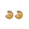 Earrings exaggerated high-end sense light luxury earrings women's niche design sense cold wind studs 2021 autumn and winter