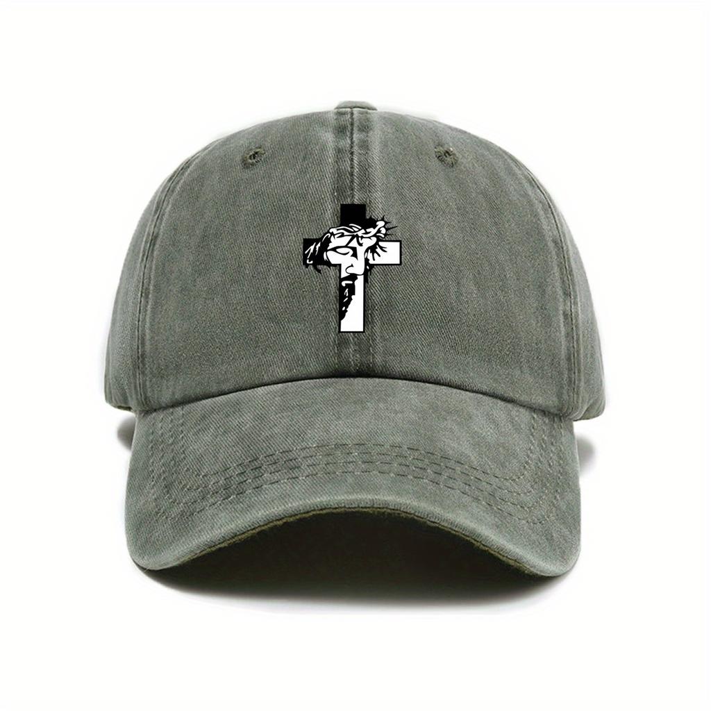 Fashionable printed adjustable baseball cap, sun protection, street hip-hop style hat, suitable for men and women