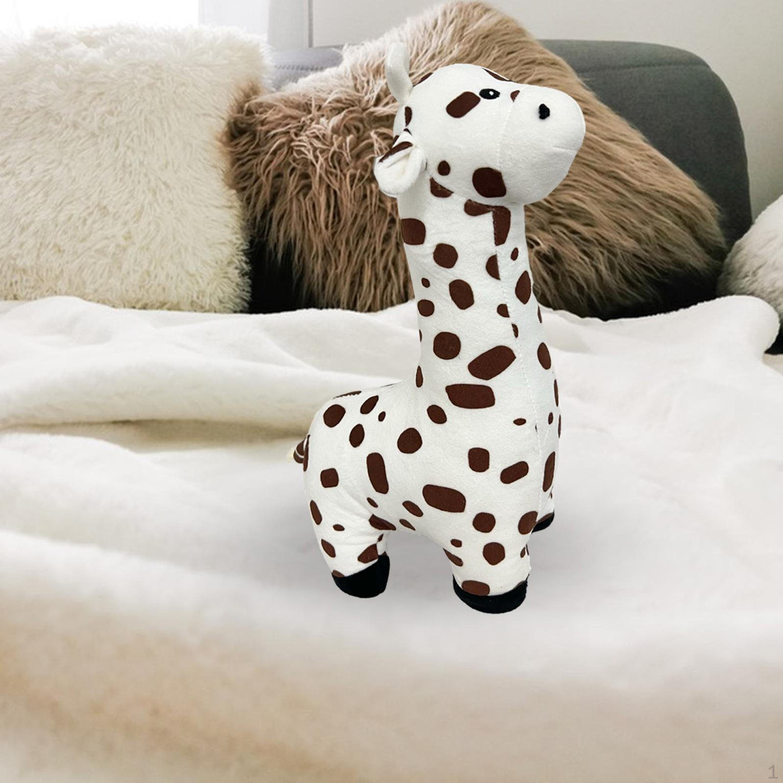 Плюшевая игрушка Жираф Набитое животное Забавное Украшение для вечеринки Мягкий Стоячий Симуляция Очаровательный