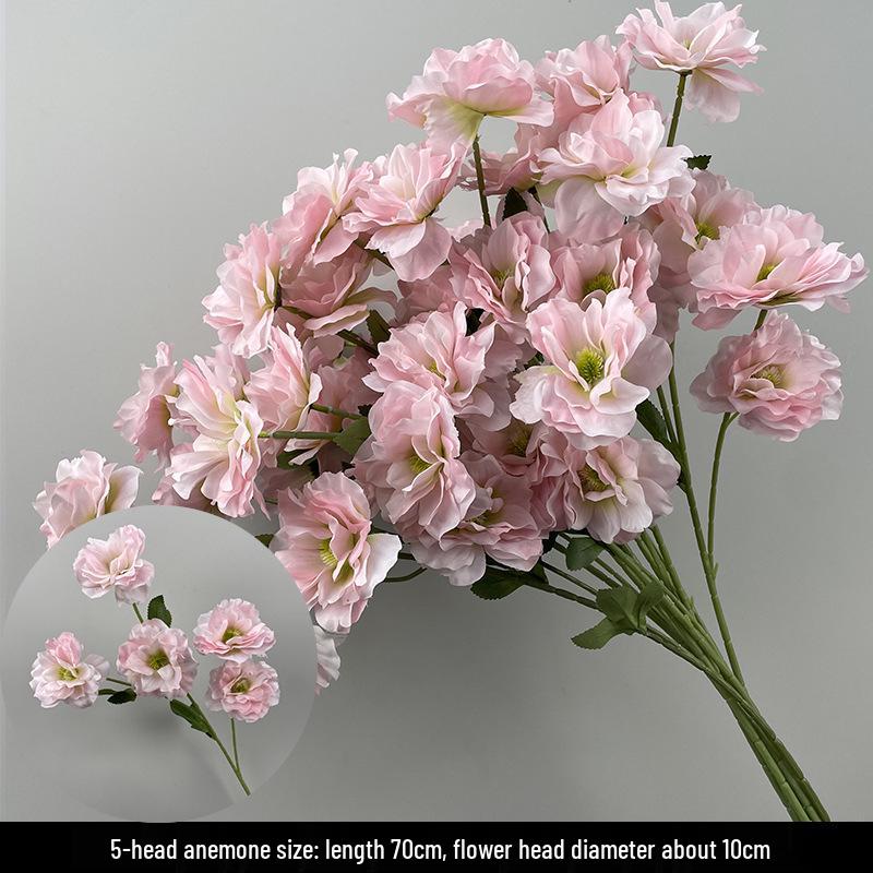 Wedding Pink Series Peony and Rose Artificial Flowers for Decorations
