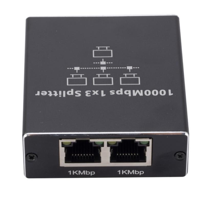 Gigabit Ethernet Splitter 1 to 4/3/2 Port Adapter Supports 1000Mbps Ethernet for Multiple Device Convenient Connection