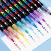 12-72 Colors Acrylic Paint Markers, Soft Brush Tip Large Ink Capacity Acrylicmarker Brush Pens, Professional-Grade Paint Pen