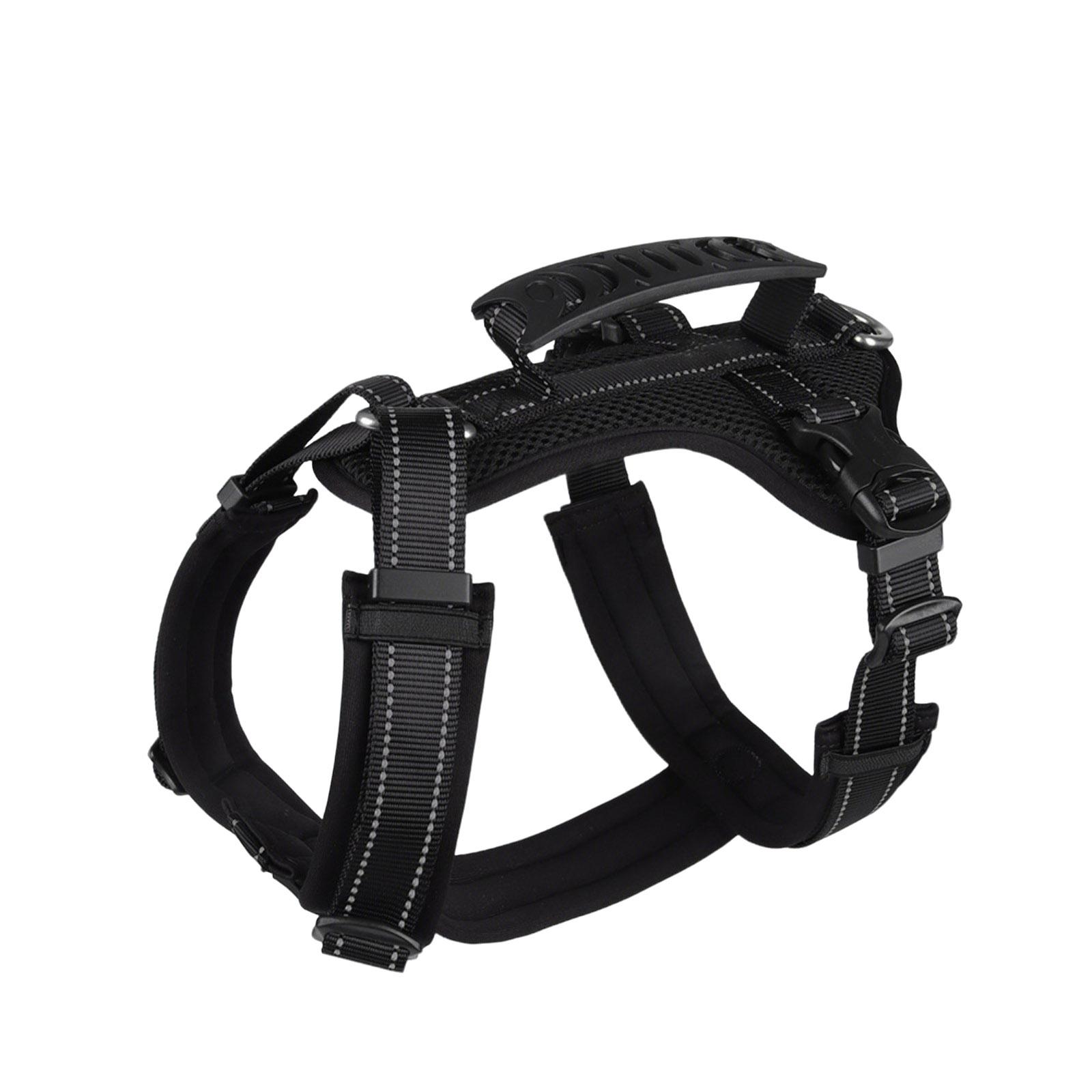 

Pet Chest For Dogs - Large-sized Dog Walking Rope - Reflective Leash - Back- Dog Chest S чёрный