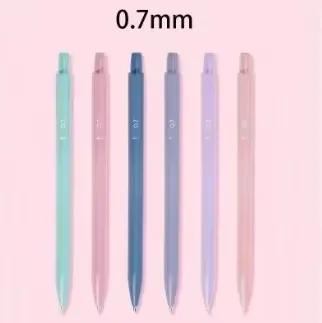 6pcs/set Automatic Pencil for Writing 0.5mm Mechanical Pencil School Supplies Fashion Macaron Stationery Writing Supplies