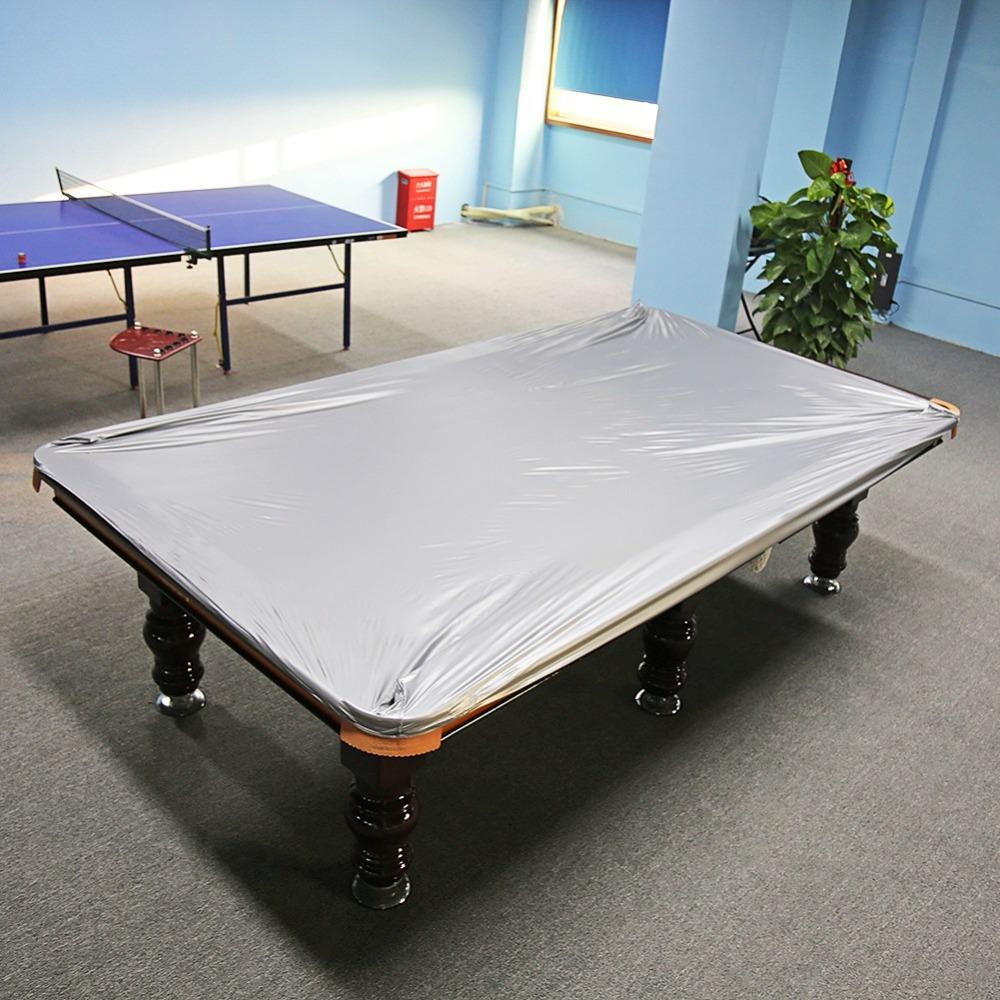Black Pool Table Cover Oxford Cloth Protective Case Billiard Table Cover Indoor Outdoor Use