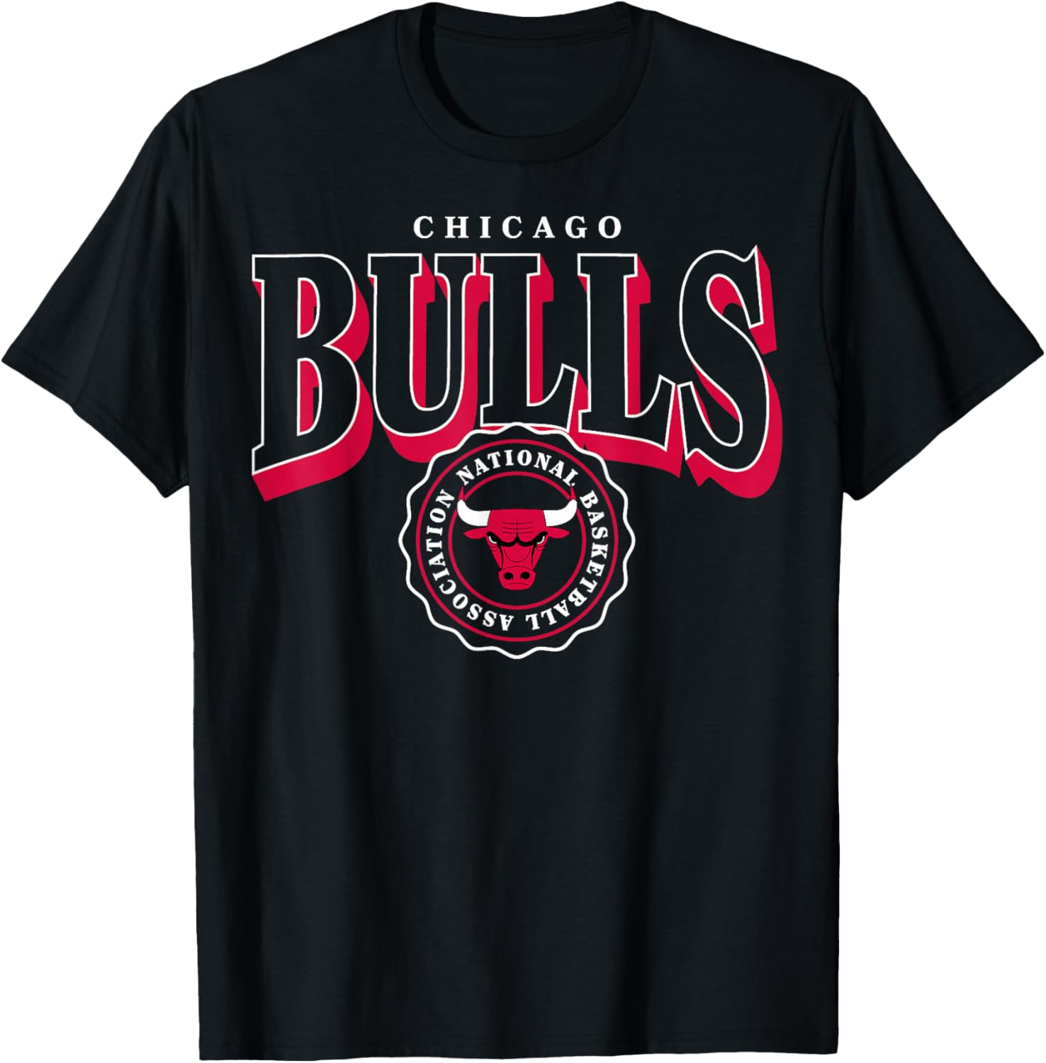 NBA - Chicago Bulls Arched Crest T-Shirt S