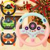 Iimono117 Steering Wheel Toy, Kids' Car Toy, Driving Steering Wheel with Music, Fun Melody, Educational Toy for Boys and Girls, Perfect Gift for