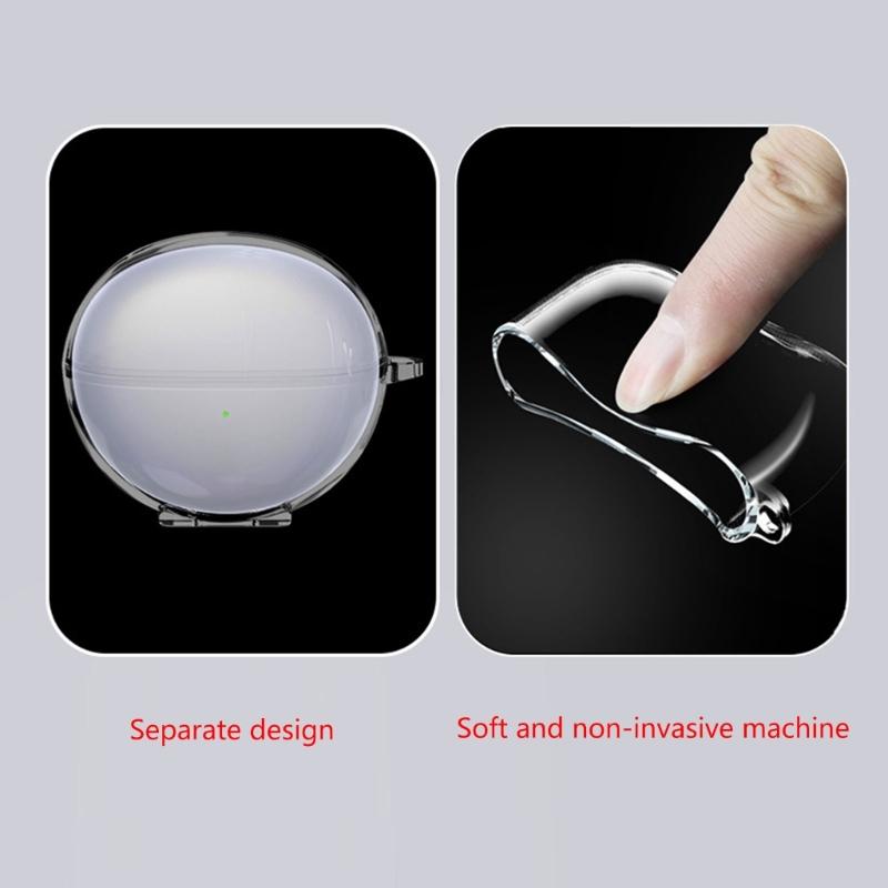 Clear Earbuds Case for FreeClip Shockproof Housing Headset Cover Case Earphone Sleeve Headphone Dust Cover