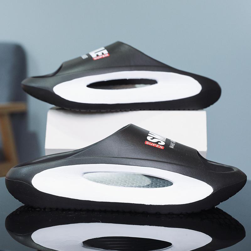 Men's Sandal Slippers New Summer Sneaker Slippers Men Thick Bottom Platform Slides Soft Eva Slippers Casual Beach Shoes