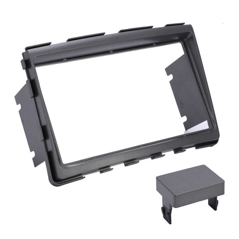 2Din Radio Stereo Fascia Frame Trim Replacement for SSANG YONG Rodius/Turismo/Stavic 2013+ Dash Stereo Bezel
