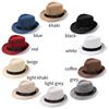 Fashion Gangster Cap Felt Jazz Cap Beach Sun Hat Top Hats Fedora Cap