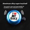 Aluminum Alloy MTB Bike Safety Warning Alarm Cycling Handlebar Bell Ring Bike Bell Mini Horn Cycling Accessories