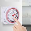 Mechanical Timer Switches Rotary Dials Timer 15 Minutes To 24 Hours Period Automatic Power Off For Home And Office