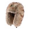 Unisex Warm Fleece Hat Winter Outdoor Riding Ear Protection Thick Cap Stylish Round Top Beanie