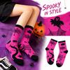 Halloween Socks with and Pumpkin Print Casual Cotton Socks for Men Women