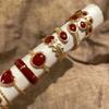 Vintage Red Drip Glazed Heart Rings for Women Girl Elegant Fashion Enamel Multi Layered Open Ring Statement Wedding Jewelry Gift