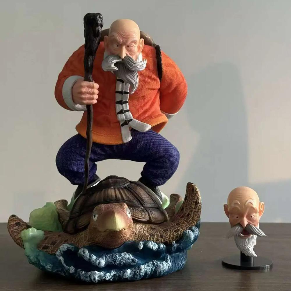 Drogan Boll Master Roshi Figure Kame Sennin Figurine Pvc Action Figures Desktop Ornament Collection Model Toys Gifts