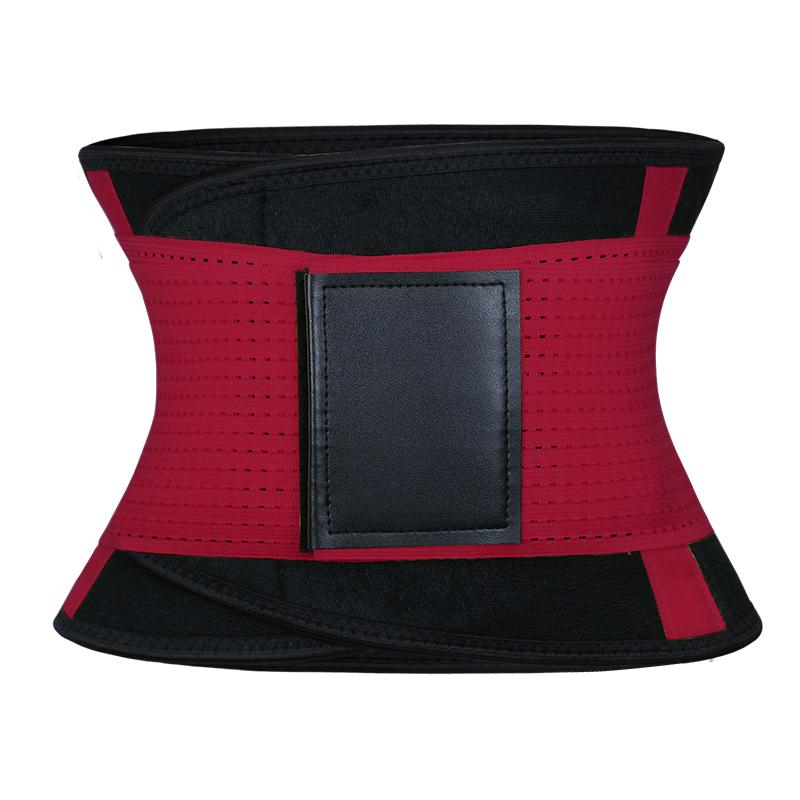 Hot Selling Sweat Belt Waist Trimmer Back Support Neoprene Trainer Custom Waist Trimmer Belt S красный