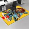 1pc Child's Play Chucky Office Carpet Non Slip Rug with Anime Cartoon Design, Perfect for Home Decor, Living Room, Bedroom, Game Room,