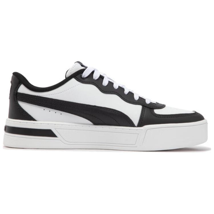 PUMA Skye Trainers Low top Skateboard Shoes Women's White Black 374764-25