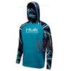 Mens Quick-Dry UV Protection Hooded Fishing Long Sleeve Shirt Outdoor Summer Sports Cycling Apparel