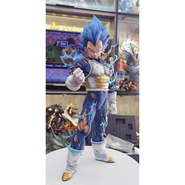 Dragon Ball GKLX Super Saiyan Vegeta Three-headed Carving Figure Anime Statue Model Ornament Anime Peripherals