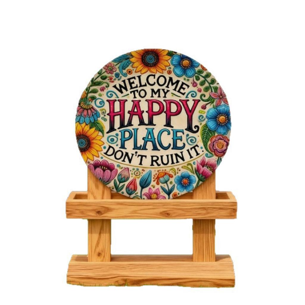 Wooden American- Doorplate Refrigerator Decorative Tag