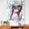 Kawaii Original Home Decor Wall Hanging Tapestry Anime Girl Tapestry Wall Bedroom Background Cute Fashion Tapestries
