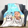Personalisierter Name Persönlichkeit Bubu Dudu (4) Decke Weich & Warm Sofa Büro Bett Reise Mittagspause Decke, Geschenk Geeignet für Alle Jahreszeiten