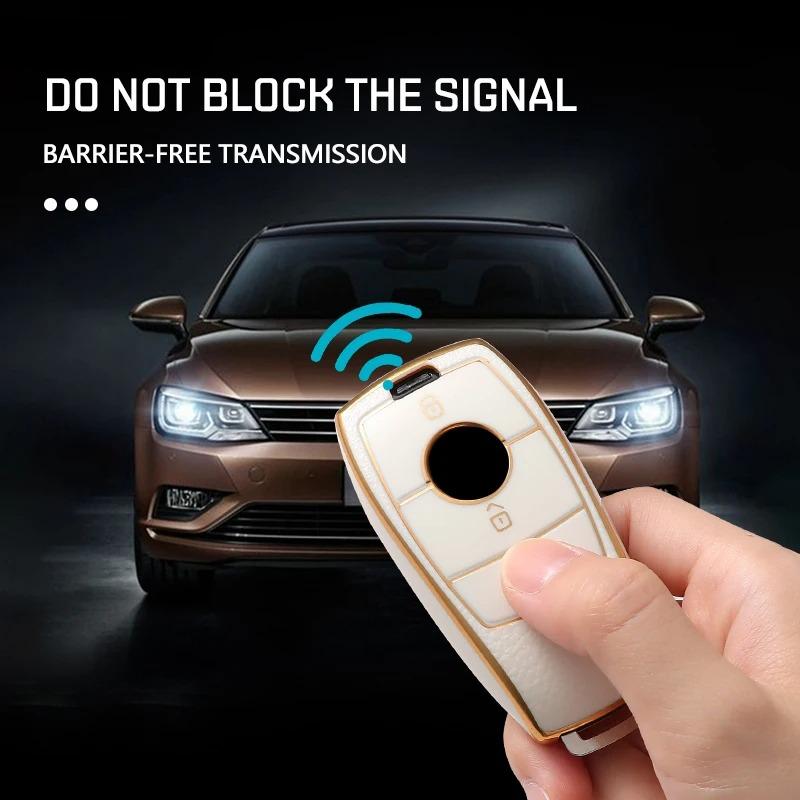 Tpu Car Remote Key Case Cover Shell Fob for Mercedes Benz A C E S G Class W177 W205 W213 X167 W222 CLA GLE GLB GLS AMG Maybach