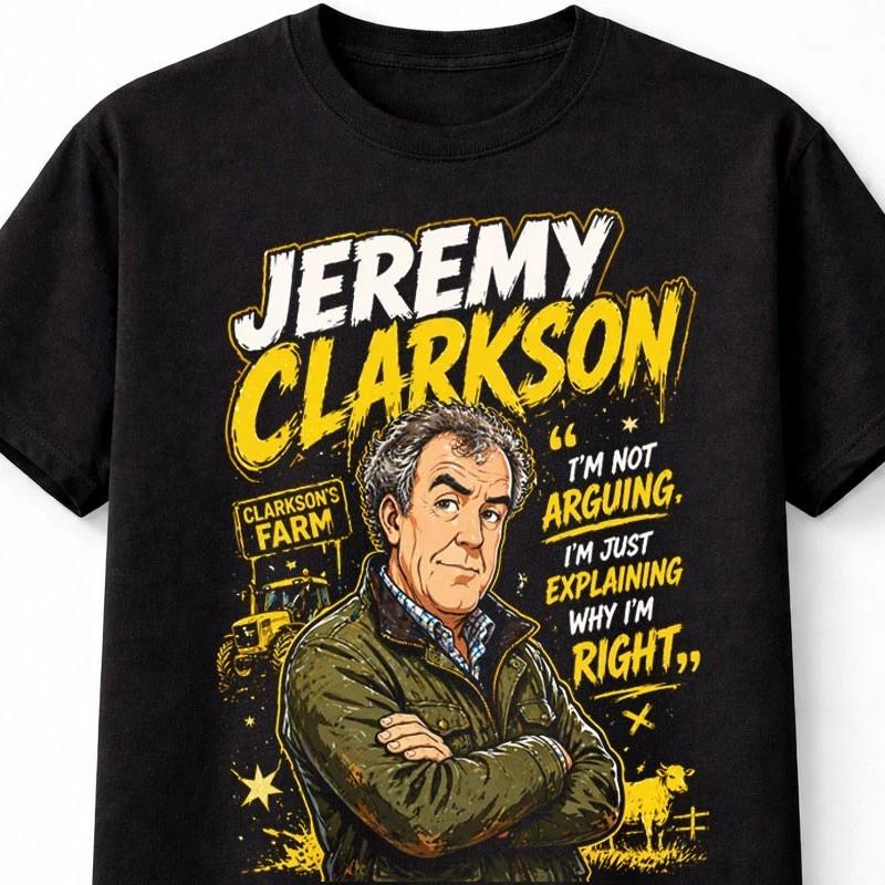 Jeremy Clarkson Clarksons Farm Quote Funny TV Show Unisex TShirt S