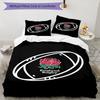 Set Biancheria da Letto Rugby Inghilterra 3 Pezzi Copripiumino Chiusura Include 1 Copripiumino & 2 Federe, Morbido e Confortevole per Tutte le Stagioni.