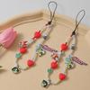 Powerpuff Girls Silicone Beaded Phone Lanyard - Cute Cartoon Design